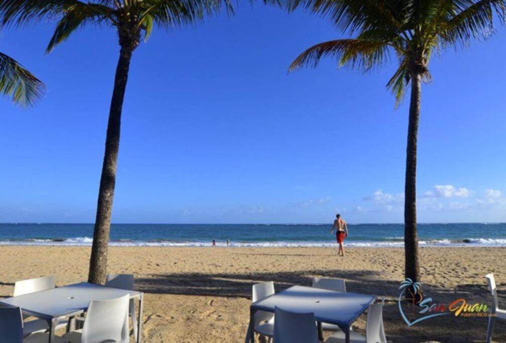 One Bedroom Apt 30 Steps From Prime Beach Generator Parking Included San Juan Bagian luar foto